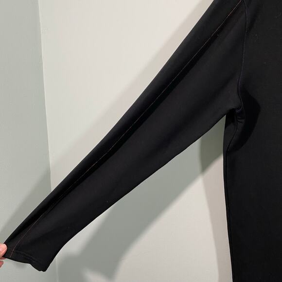 MLB New York Mets Black Member Only Quarter Zip Pullover Top Size L - Picture 9 of 10